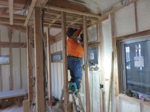 木造2階建ての住宅兼アトリエ新築工事