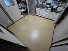 踏んでも沈まない！木造住宅の床改修工事が完了しました！